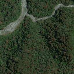 Satellite imagery of Cascade Rock, NZ