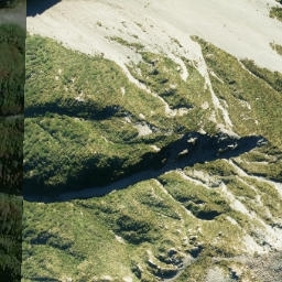 Satellite imagery of Cascade Rock, NZ