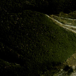 Satellite imagery of Blackball Ridge, NZ