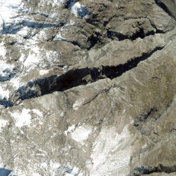 Satellite imagery of Rome Ridge, NZ