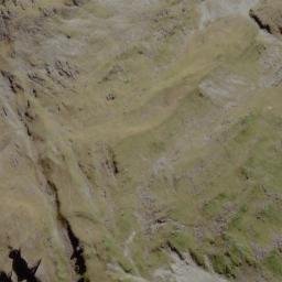 Satellite imagery of Whitehorn Ridge, NZ