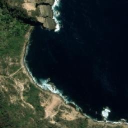 Satellite imagery of Cape Surville, AU