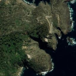 Satellite imagery of Cape Surville, AU