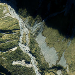 Satellite imagery of Clough Memorial, NZ