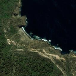 Satellite imagery of Cape Surville, AU
