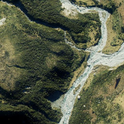 Satellite imagery of Clough Memorial, NZ