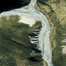Satellite imagery of Clough Memorial, NZ