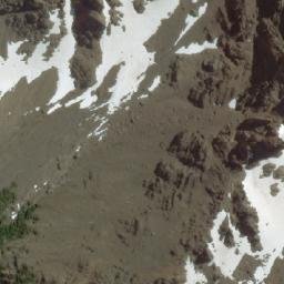 Satellite imagery of Cerro Pirámide Sur, AR