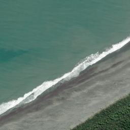 Satellite imagery of Opuku Cliff, NZ