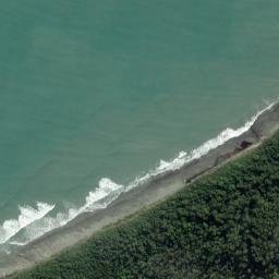 Satellite imagery of Pukutuaro Cliff, NZ