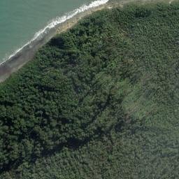 Satellite imagery of Pukutuaro Cliff, NZ