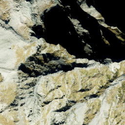 Satellite imagery of Cabot Ridge, NZ