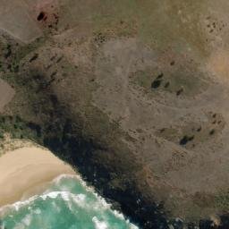 Satellite imagery of Cape Contrariety, AU
