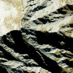 Satellite imagery of Cabot Ridge, NZ
