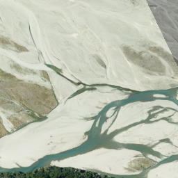 Satellite imagery of Bealey Spur, NZ