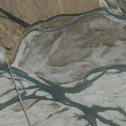 Satellite imagery of Bealey Spur, NZ