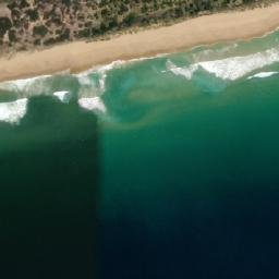 Satellite imagery of Goat Bluff, AU