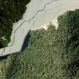 Satellite imagery of Little Jordan Spur, NZ