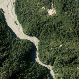 Satellite imagery of Hut Spur, NZ