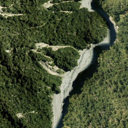 Satellite imagery of Little Jordan Spur, NZ