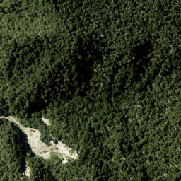 Satellite imagery of Hut Spur, NZ