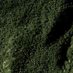 Satellite imagery of Hut Spur, NZ