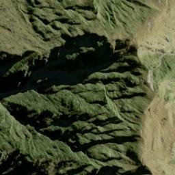Satellite imagery of Miserable Ridge, NZ