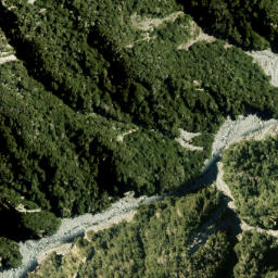 Satellite imagery of Little Jordan Spur, NZ