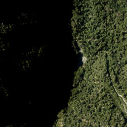 Satellite imagery of Hut Spur, NZ