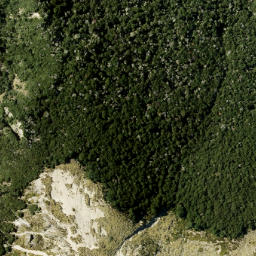 Satellite imagery of Hut Spur, NZ
