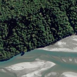 Satellite imagery of Cliffy Head, NZ