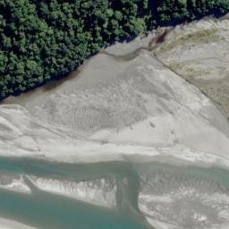 Satellite imagery of Cliffy Head, NZ