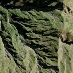 Satellite imagery of Miserable Ridge, NZ