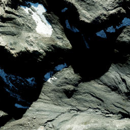 Satellite imagery of Eliot Ridge, NZ