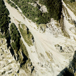 Satellite imagery of Blind Spur, NZ