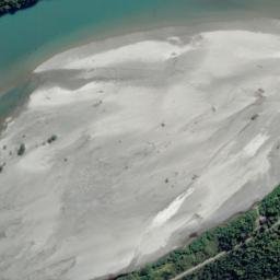 Satellite imagery of Cliffy Head, NZ