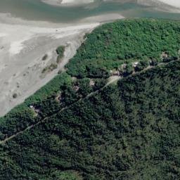 Satellite imagery of Cliffy Head, NZ