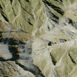 Satellite imagery of Miserable Ridge, NZ