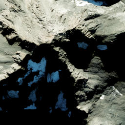 Satellite imagery of Eliot Ridge, NZ