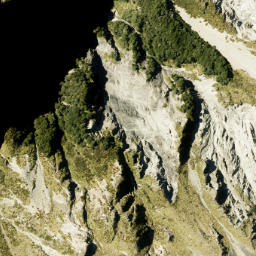 Satellite imagery of Blind Spur, NZ