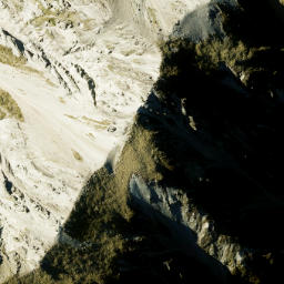 Satellite imagery of Blind Spur, NZ