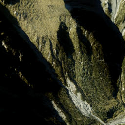 Satellite imagery of Blind Spur, NZ