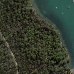 Satellite imagery of Sympathy Hills, AU