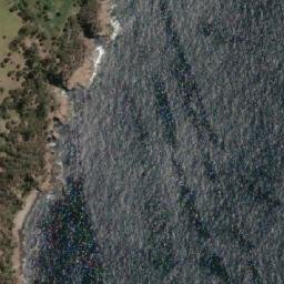 Satellite imagery of Cape De La Sortie, AU