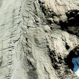 Satellite imagery of Treachery Ridge, NZ