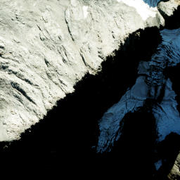 Satellite imagery of Treachery Ridge, NZ