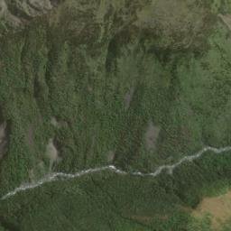 Satellite imagery of Harker Spur, NZ