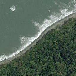 Satellite imagery of Beachy Point, NZ