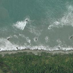 Satellite imagery of Abut Head, NZ