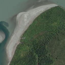 Satellite imagery of Abut Head, NZ